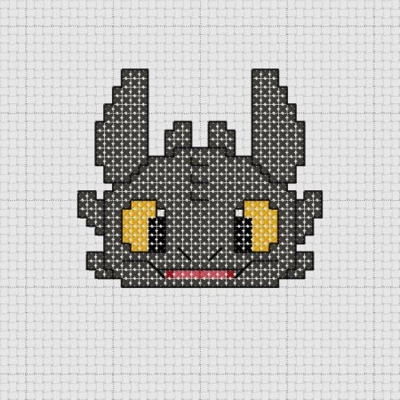 Вышивка крестиком Беззубик