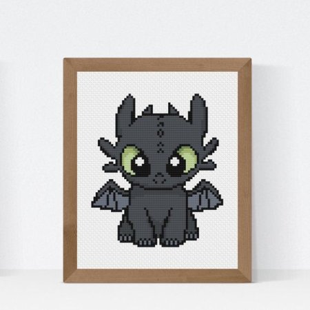 Вышивка крестиком Беззубик