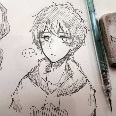 Гарри Поттер аниме рисунок для срисовки