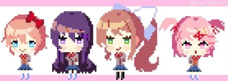 Моника DDLC пиксель