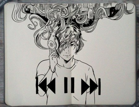 Юрий Плисецкий скетч арт