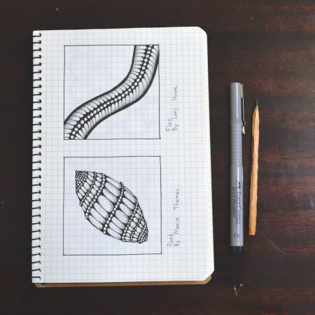 Рисунки в клеточку в блокноте