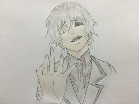 Токийский гуль для срисовки