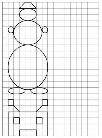 Рисование по клеточкаv