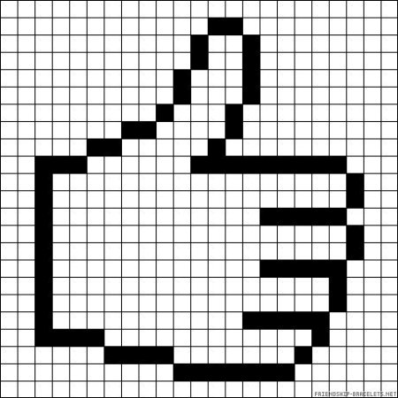 Рисунки по клеточкам руки