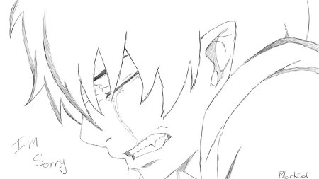 Киригая Кадзуто карандашом