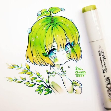 Милые рисунки аниме легкие