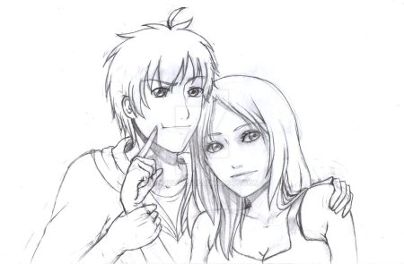 Раскраска любовь парень и девушка