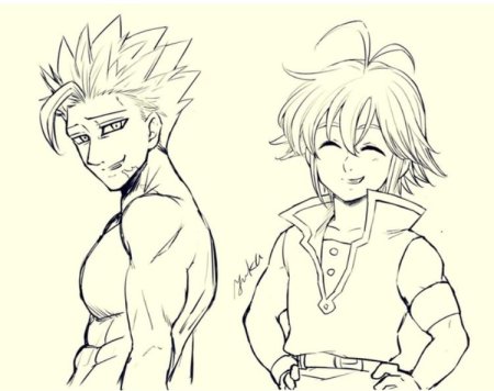 Раскраски аниме Мелиодас