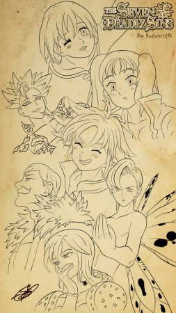 Мелиодас набросок