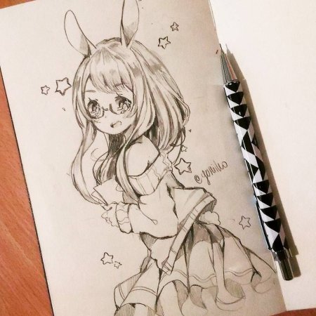 Идеи для скетчбука аниме