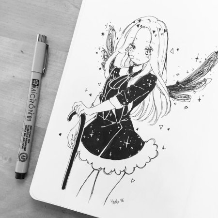 Рисунки для скетчбука аниме