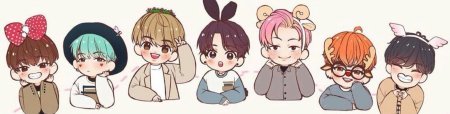 Тэхен из BTS аниме