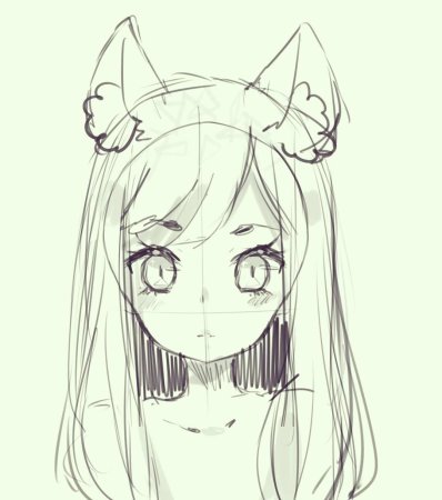 Аниме для срисовки карандашом