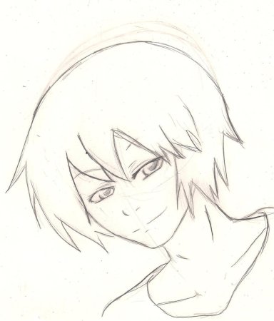 Аниме рисунки для срисовки карандашом легкие мальчики