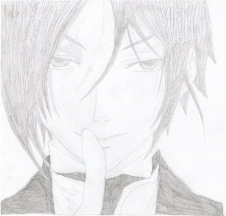 Аниме карандашом парни легко