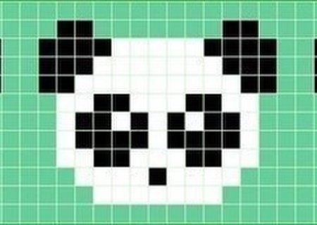 Схема фенечки Панда