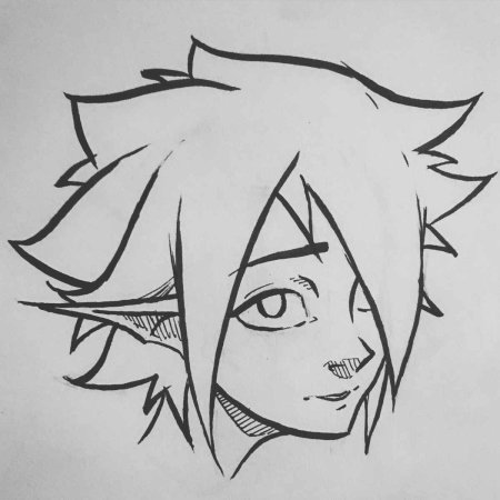 Рисунки карандашом лёгкие аниме демоны