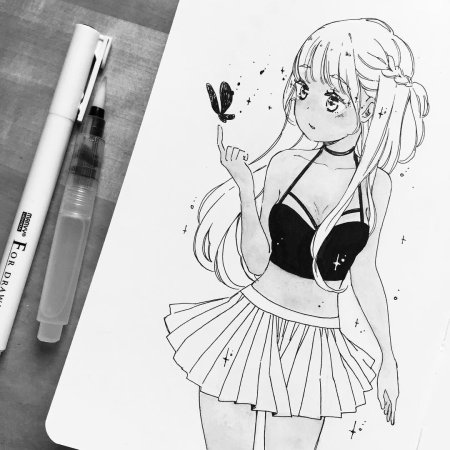 Интересные рисунки аниме