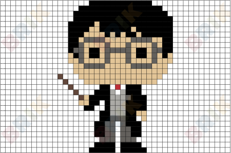 Гарри Поттер Pixel Art