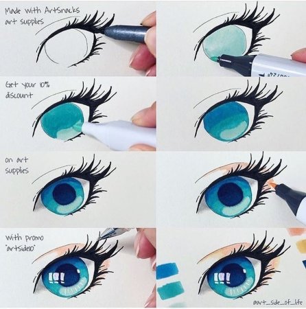 Аниме маркерами