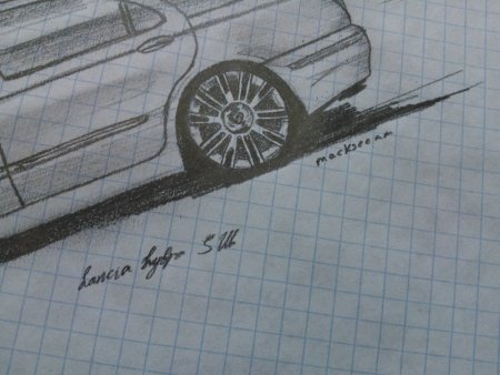 Рисунки машин в тетради