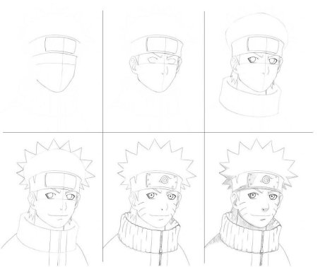 Девочка рисунок пошагово