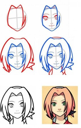 Аниме рисовка