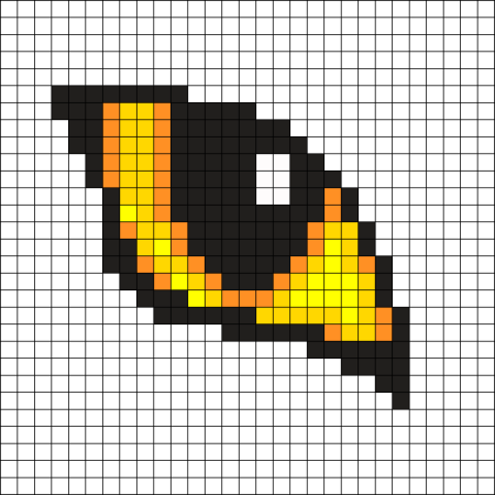 Дракон по клеточкам в тетради легкие