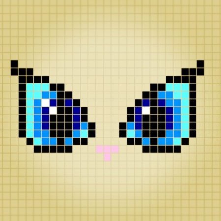 Глаз по клеточкам