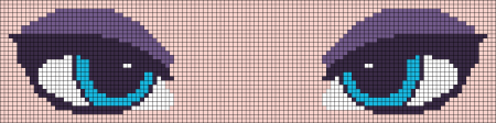 Рисование по клеточкам глаза