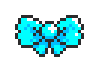 Рисунки по клеточкам маленькие одежда