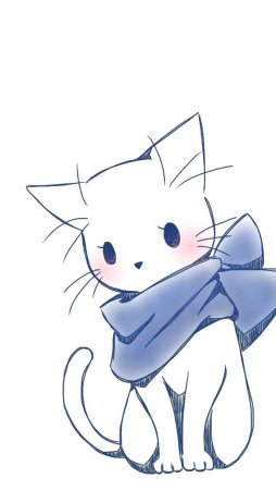 Аниме кошка