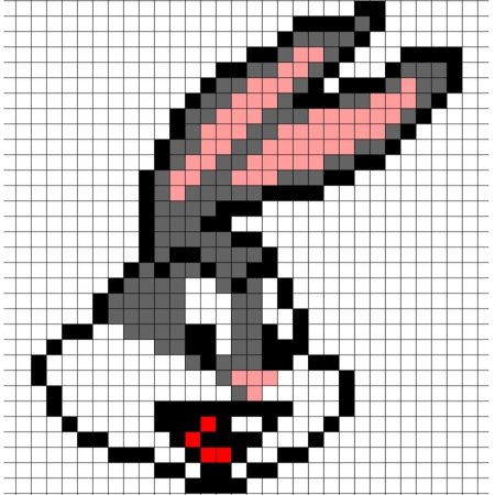 Багз Банни по клеточкам