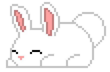 Пиксельный зайчик