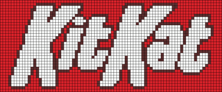 Надпись Марвел по клеточкам