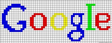 Рисунки по клеточкам гугл
