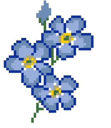 Простая вышивка крестиком