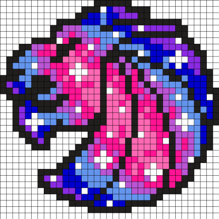 Рисунки по клеткам большие