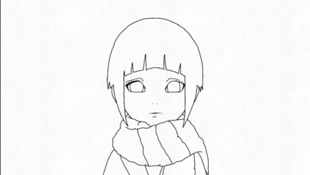 Хината Хьюга для срисовки