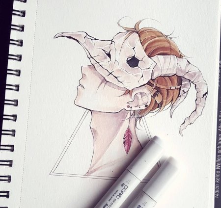 Арты для скетчбука аниме