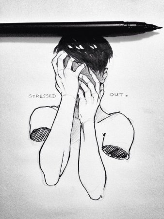 Депрессивные рисунки легкие