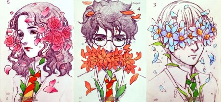 Стили рисования людей в скетчбуке