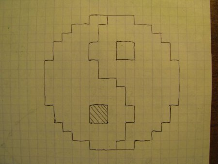 Рисунки в тетради в клетку