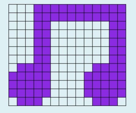 Рисование по клеточкам без черного цвета