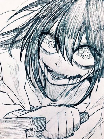 Джефф убийца аниме для срисовки