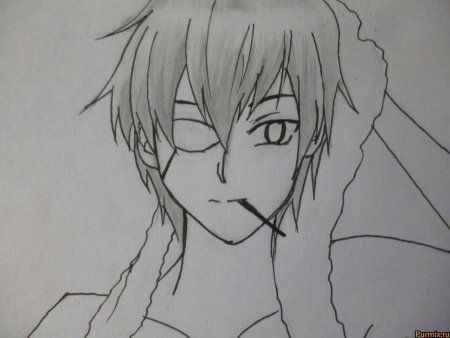 Аниме убийца акаме для срисовки