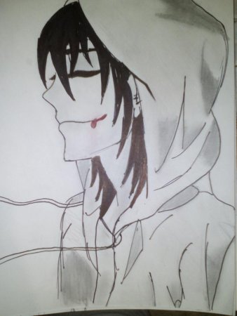 Срисовать Джефф убийца