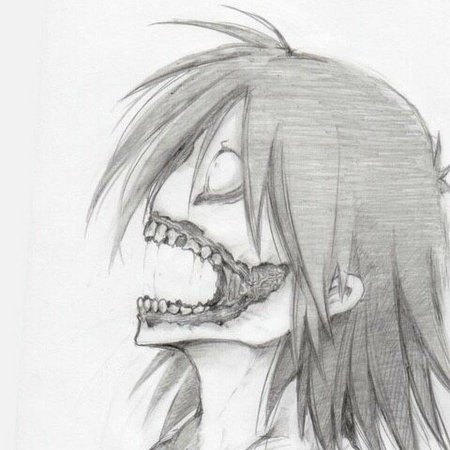 Аниме карандашом страшные