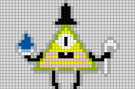 Пиксель арт Гравити Билл